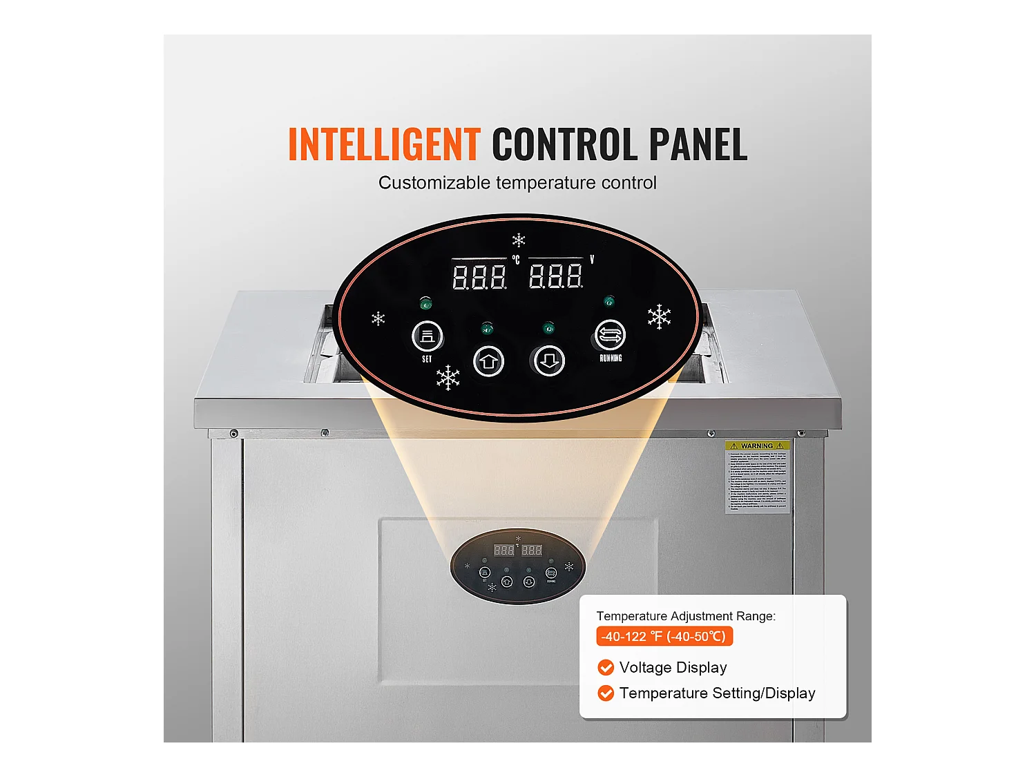 Sorbetière Machine à Glace SucceBuy Commerciale avec 2 Moules - Machine à Glace Commerciale 52 Pièces pour Entreprise