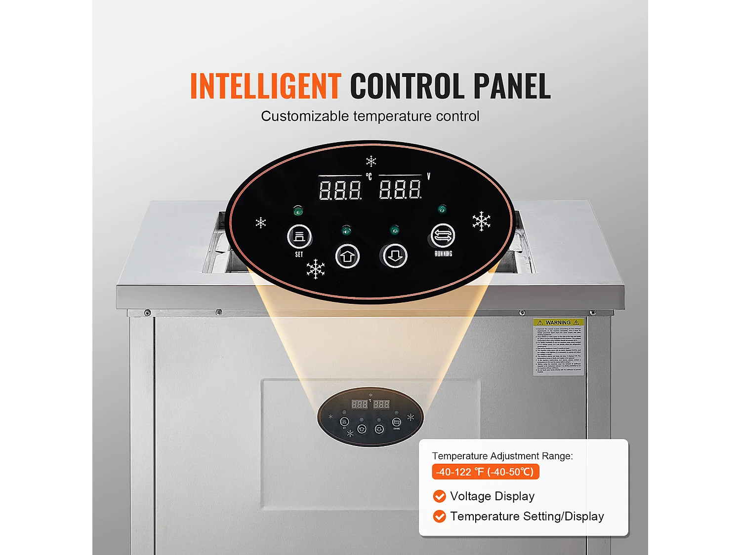 Sorbetière Machine à Glace SucceBuy Commerciale avec 2 Moules - Machine à Glace Commerciale 52 Pièces pour Entreprise