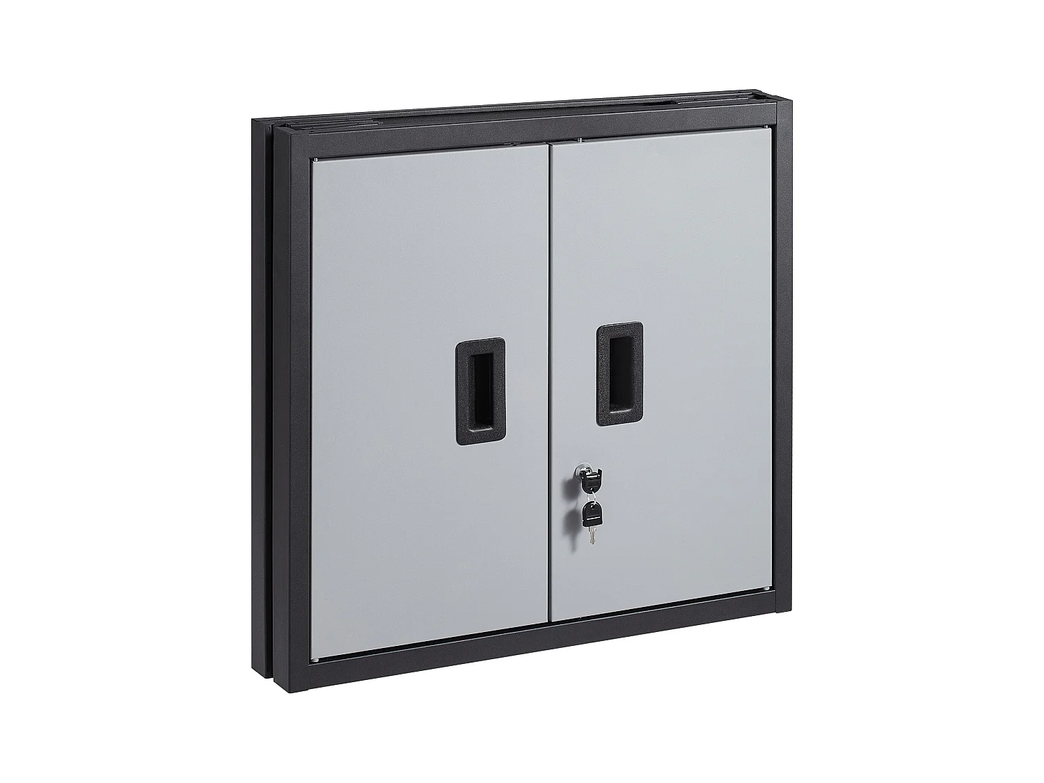 Armoire SucceBuy Murale Pliable, Rangement de Garage de 66cm, Montage Mural, 109kg, Parfaite pour Optimiser l'Espace de Stockage