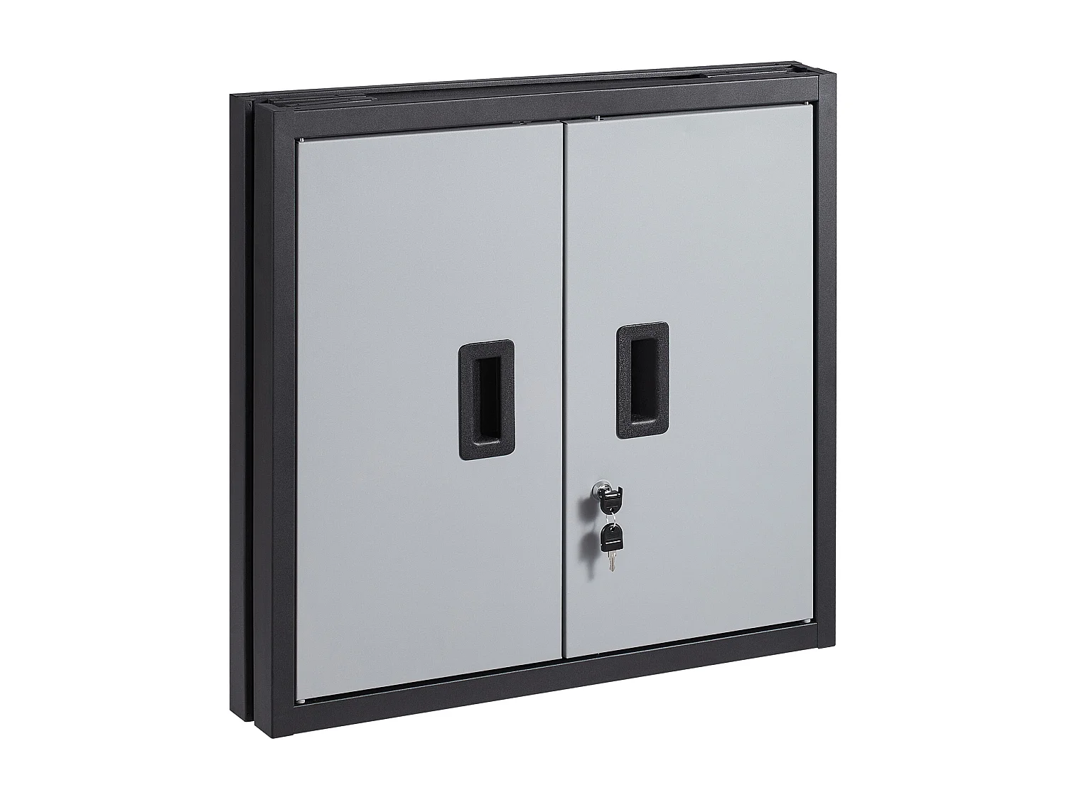 Armoire SucceBuy Murale Pliable, Rangement de Garage de 66cm, Montage Mural, 109kg, Parfaite pour Optimiser l'Espace de Stockage