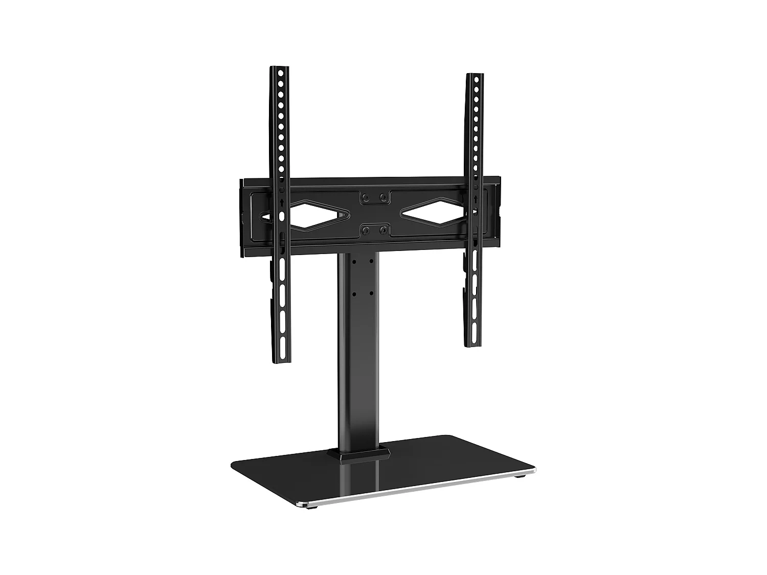 Support TV SucceBuy 81-140cm Pivotant à Hauteur Réglable, Support TV Universel, Offrant une Expérience de Visionnement Confortable