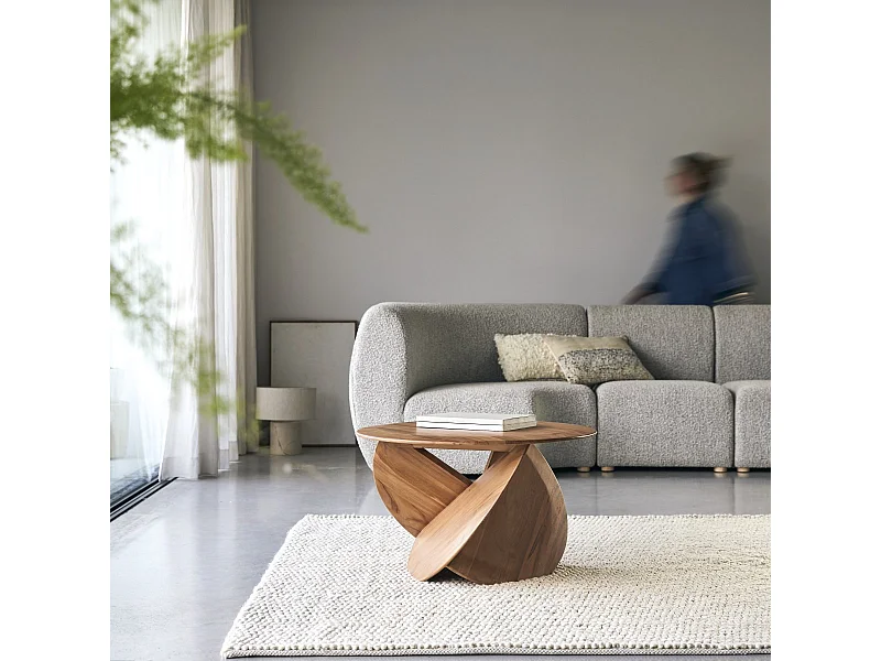 Table basse en bois de teck 70 Gonzague