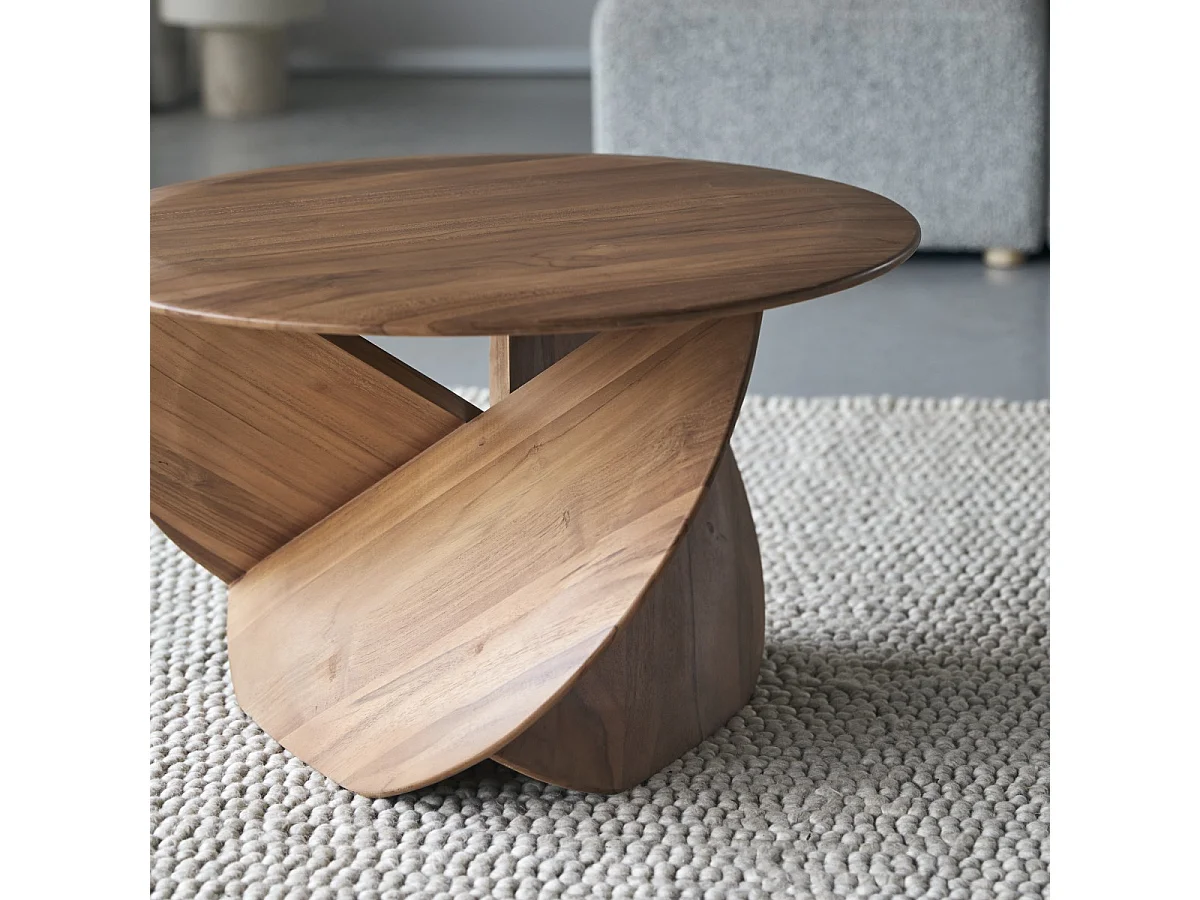 Table basse en bois de teck 70 Gonzague