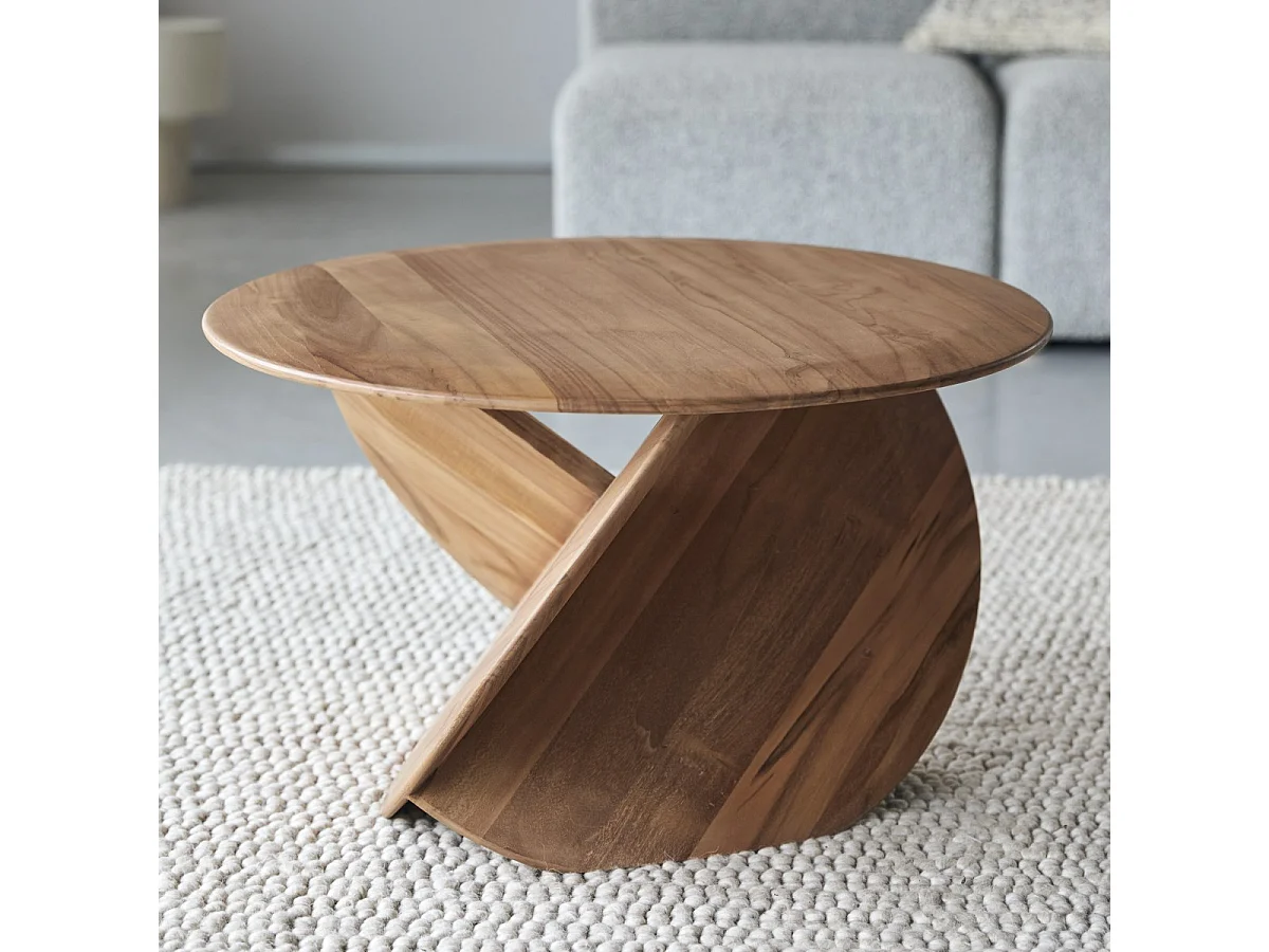 Tavolino in legno di teak 70 Gonzague