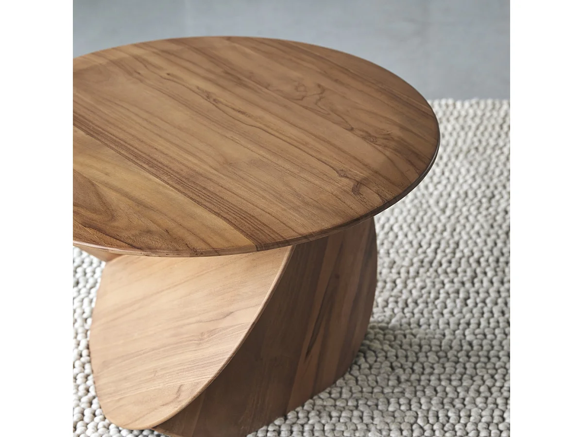 Tavolino in legno di teak 70 Gonzague