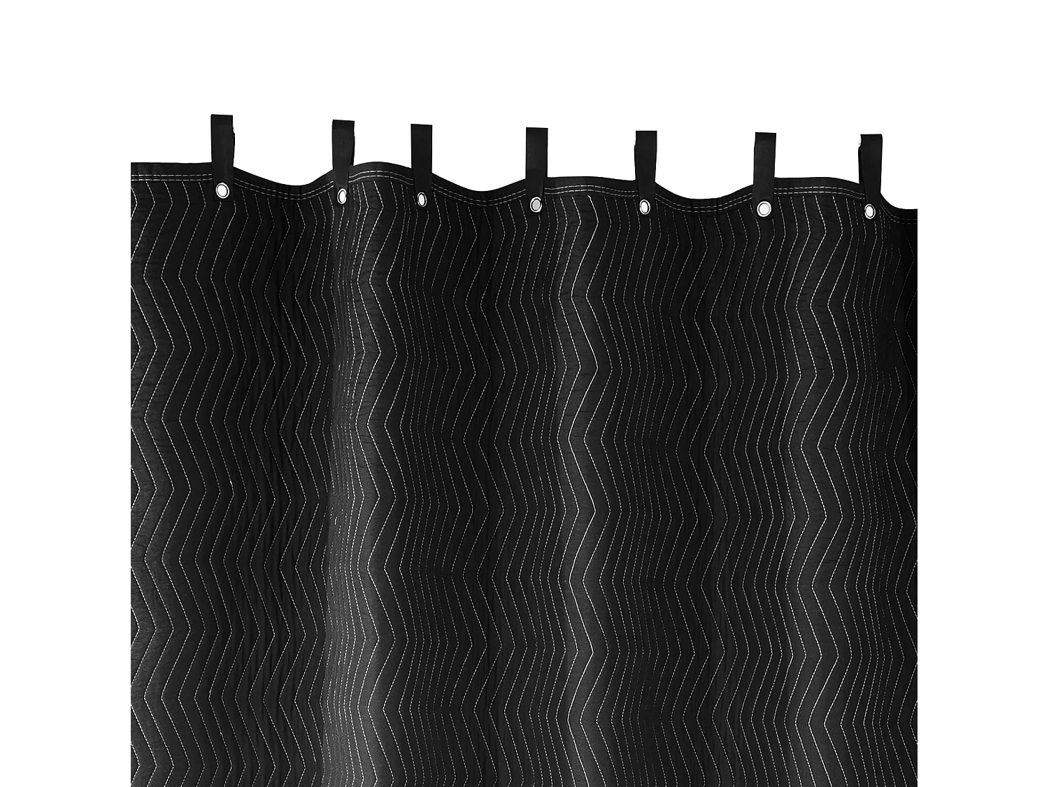 Dekking SucceBuy Geluidsisolerend 244 cm x 203 cm met Acoustische Ogen, Zwart - Perfect voor Geluidsisolatie van Studios en Woonruimten