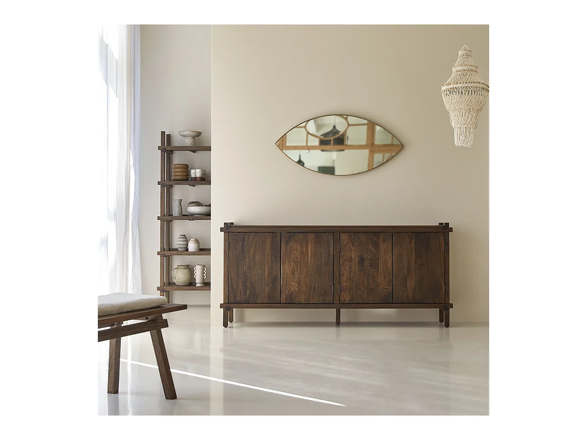 Buffet in legno di mango Arko 190 cm