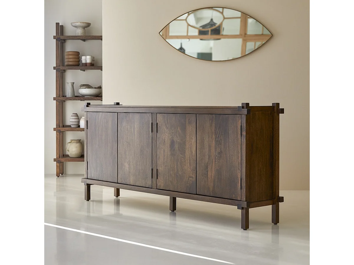 Buffet en bois de manguier Arko 190 cm
