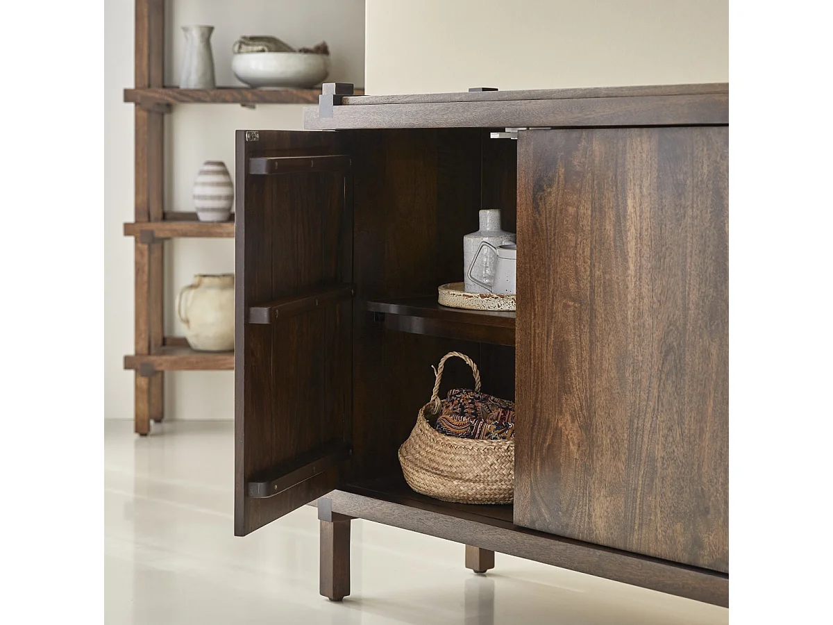 Buffet en bois de manguier Arko 190 cm