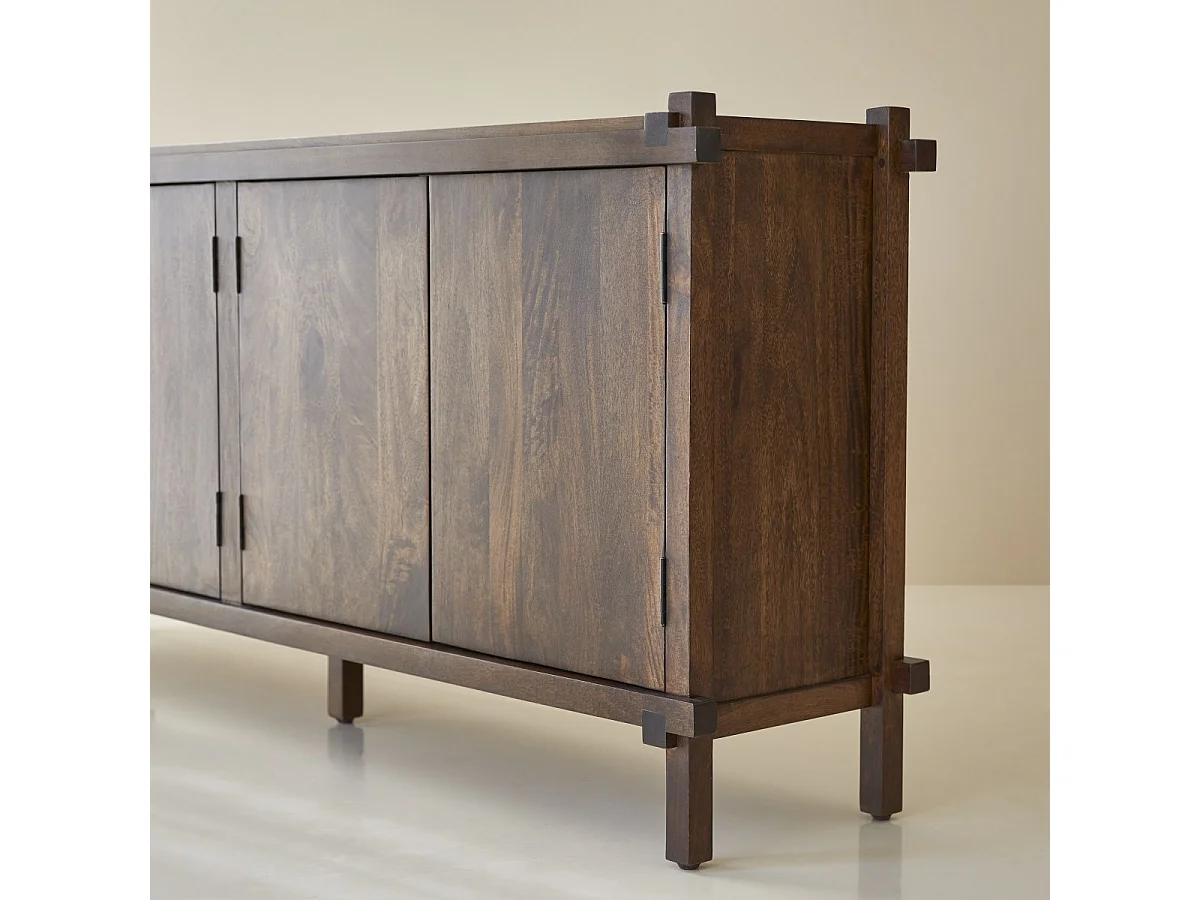 Buffet en bois de manguier Arko 190 cm