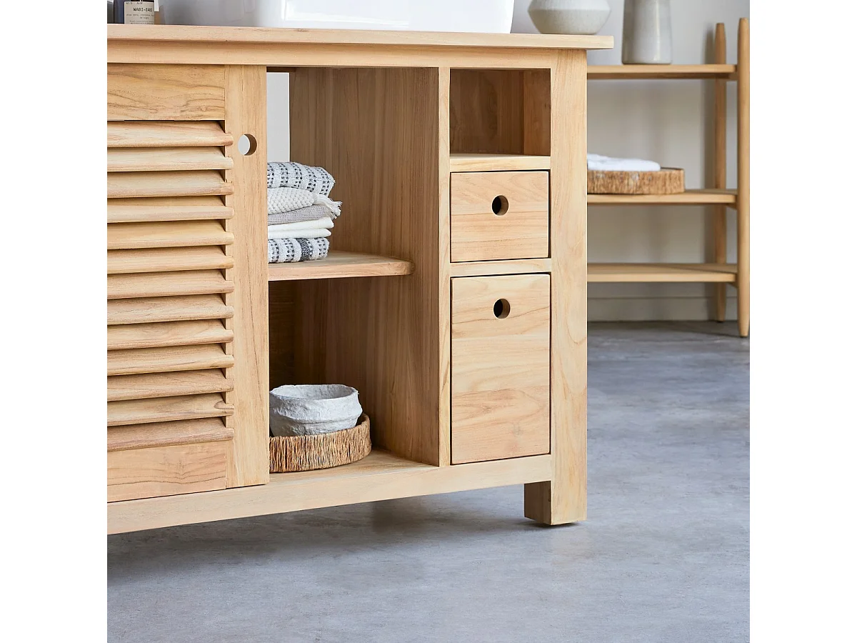 Meuble de rangement en bois de teck 145 Coline