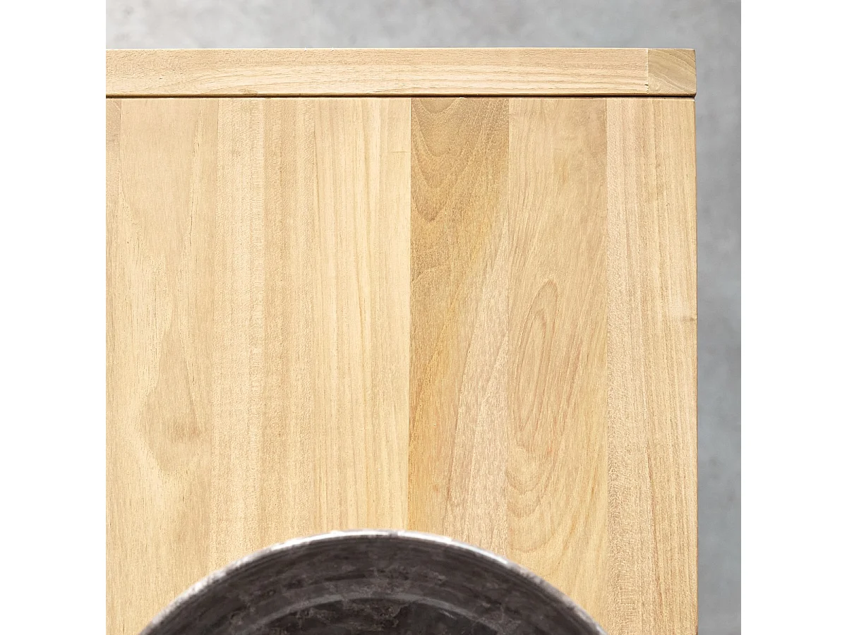 Meuble de rangement en bois de Teck brut 120 Arty