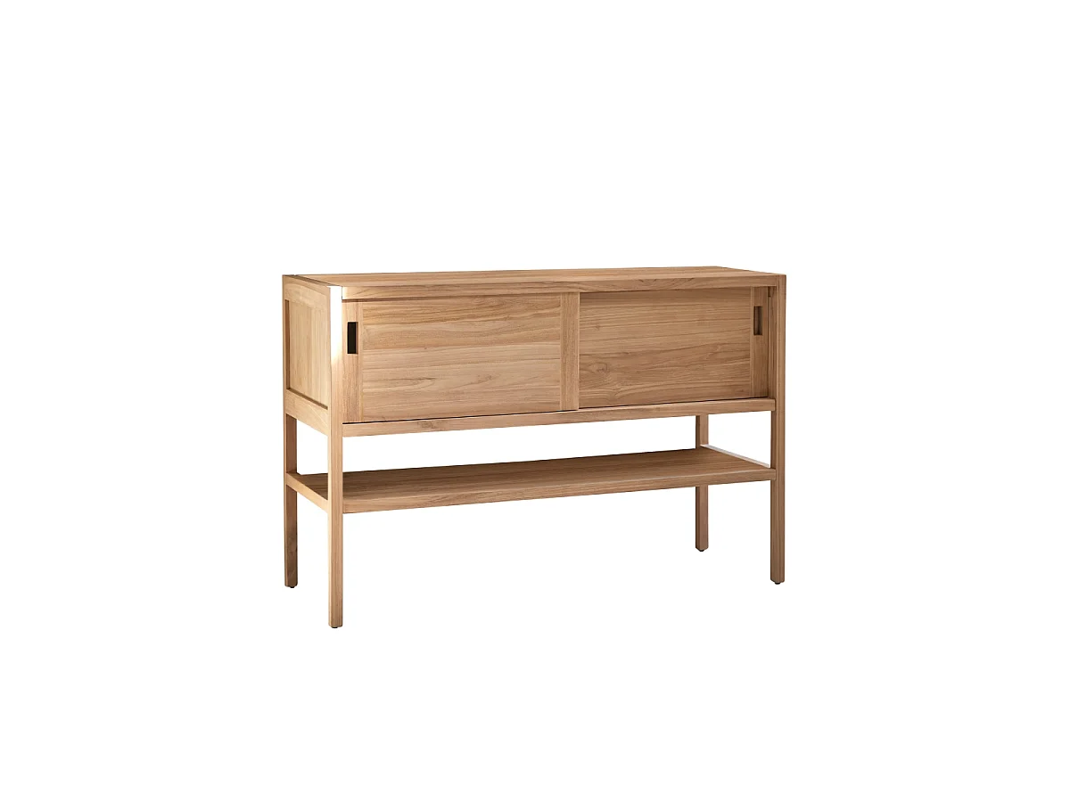 Meuble de rangement en bois de Teck brut 120 Arty