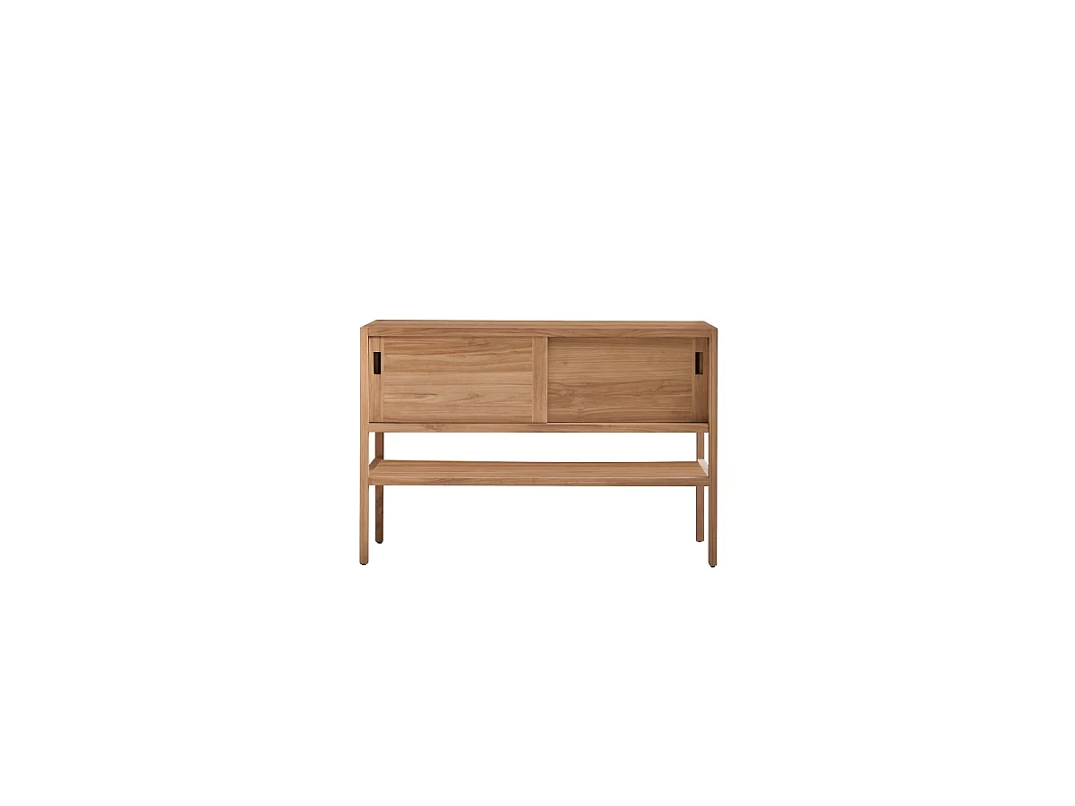 Meuble de rangement en bois de Teck brut 120 Arty