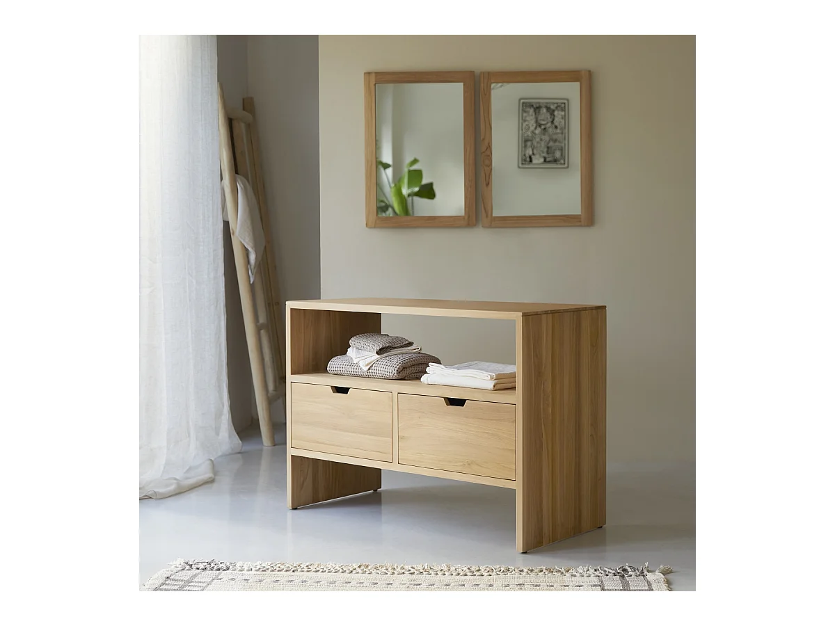 Mobile contenitore in legno di teak 110 Kwarto