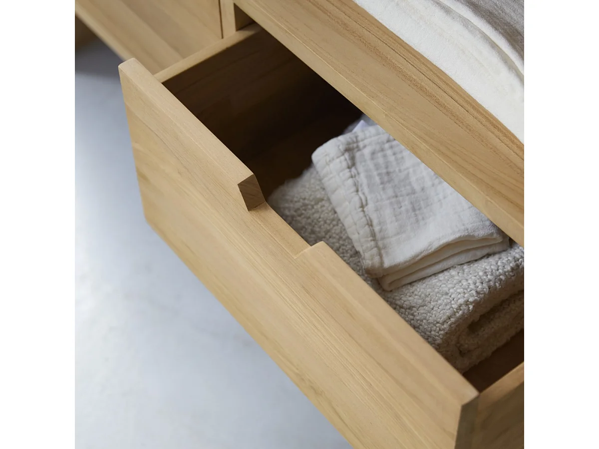 Mobile contenitore in legno di teak 110 Kwarto