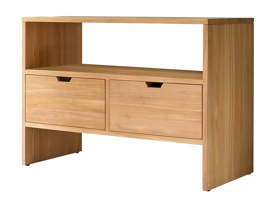 Aufbewahrungsmöbel Kwarto aus Teakholz, 110 cm