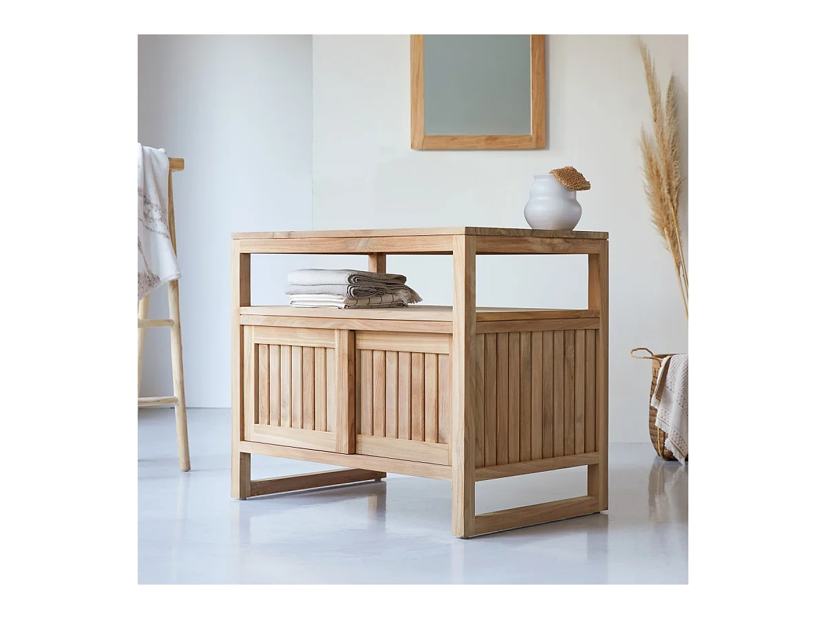 Mobile contenitore in legno di teak 90 Colonial