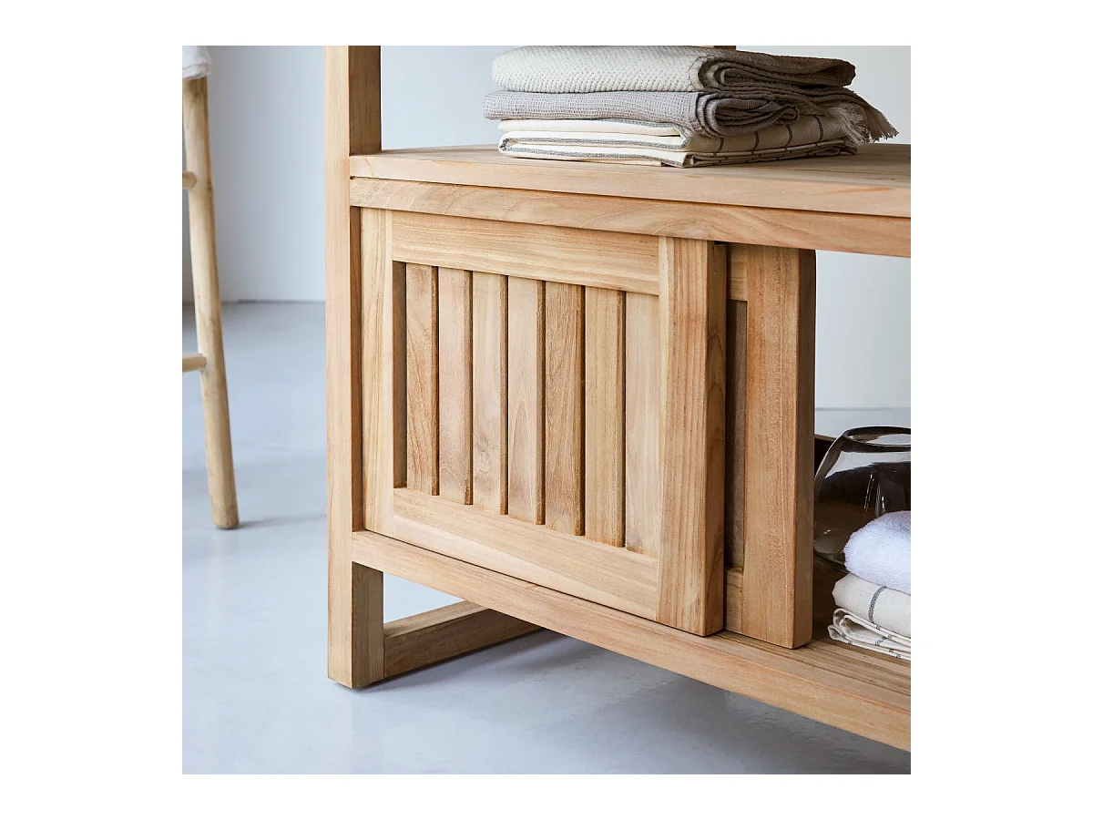 Mobile contenitore in legno di teak 90 Colonial