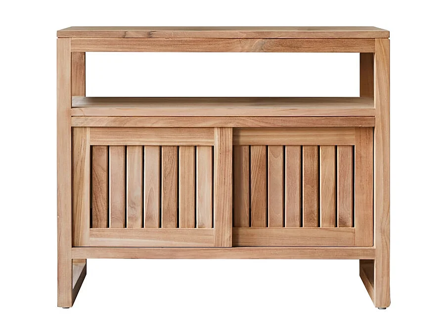 Aufbewahrungsmöbel Colonial aus Teakholz, 90 cm