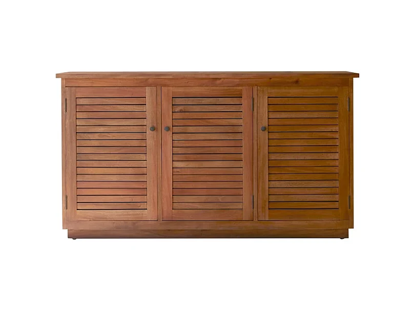 Aufbewahrungsmöbel Loggia aus Akazienholz, 130 cm