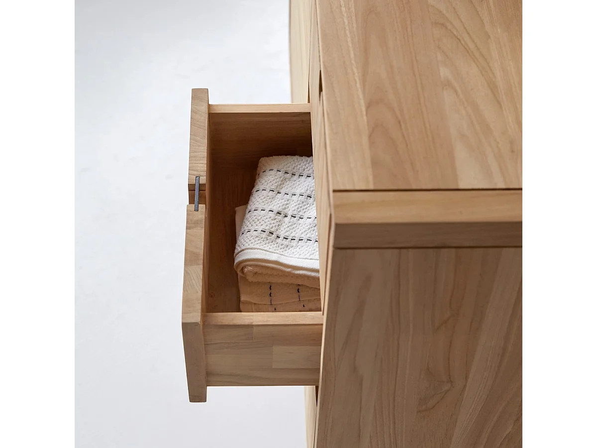 Aufbewahrungsmöbel Jonàk aus Teakholz, 95 cm