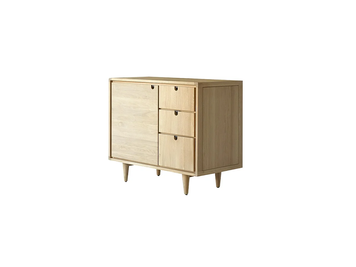 Meuble de rangement en bois de chêne 95 Jonàk