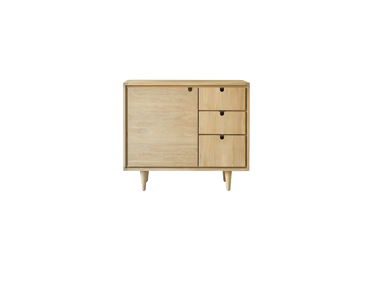 Meuble de rangement en bois de chêne 95 Jonàk