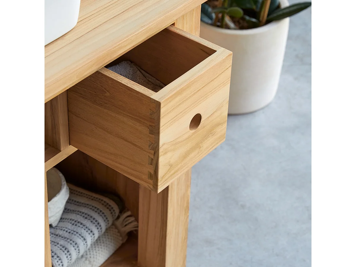 Meuble de rangement en bois de teck 95 Coline
