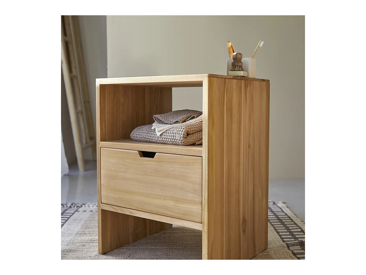 Meuble de rangement en bois de teck 60 Kwarto