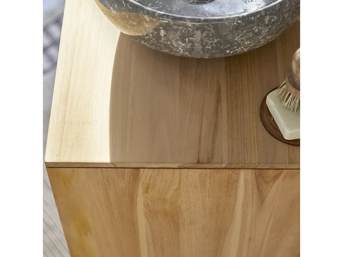 Aufbewahrungsmöbel Kwarto aus Teakholz, 60 cm