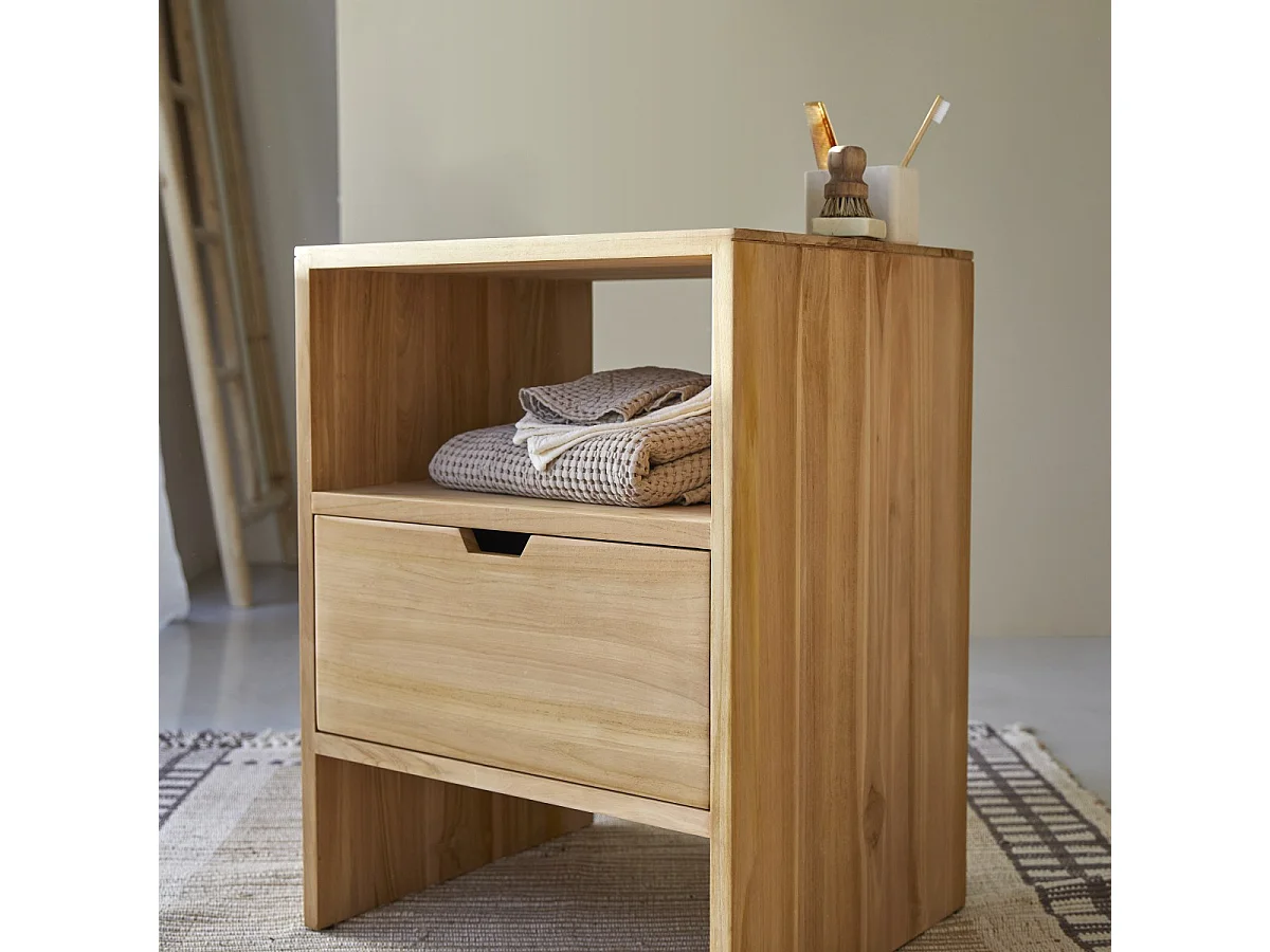 Meuble de rangement en bois de teck 60 Kwarto