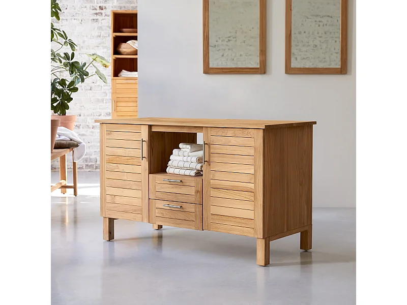 Mobile contenitore in legno di teak 125 Soho