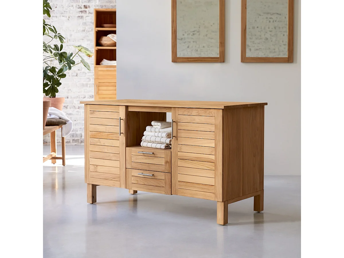 Meuble de rangement en bois de teck 125 Soho