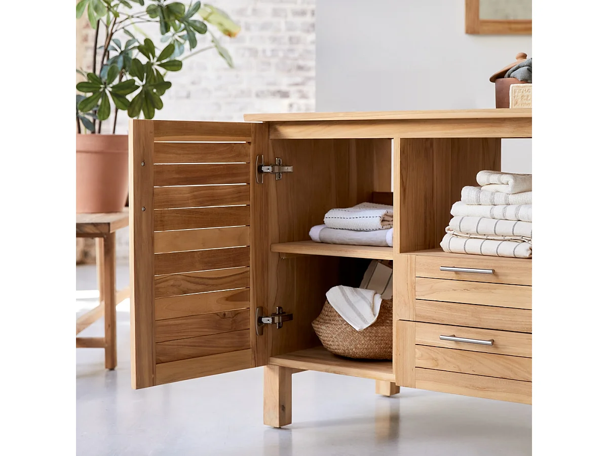 Meuble de rangement en bois de teck 125 Soho