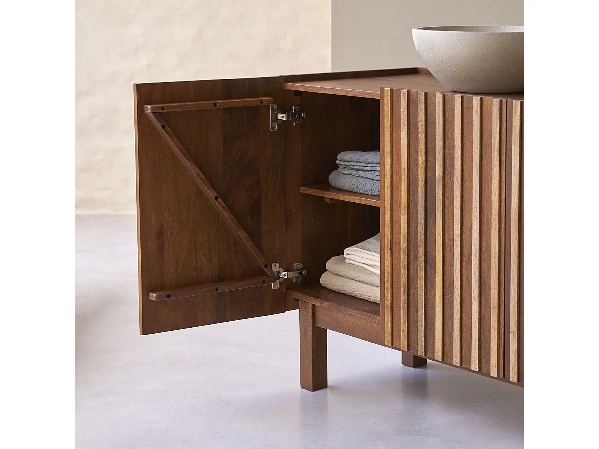 Meuble de rangement Milo en manguier 164 cm