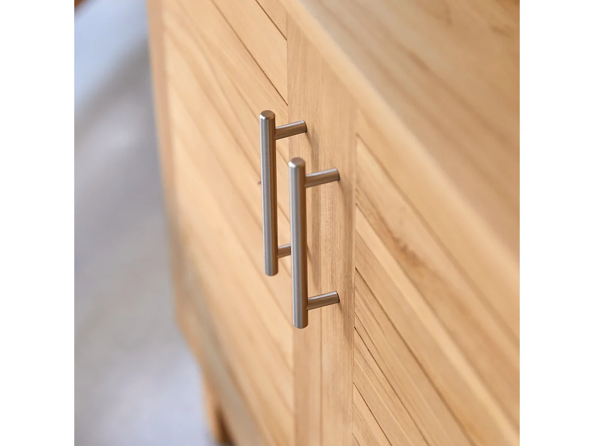 Aufbewahrungsmöbel Soho aus Teakholz, 85 cm