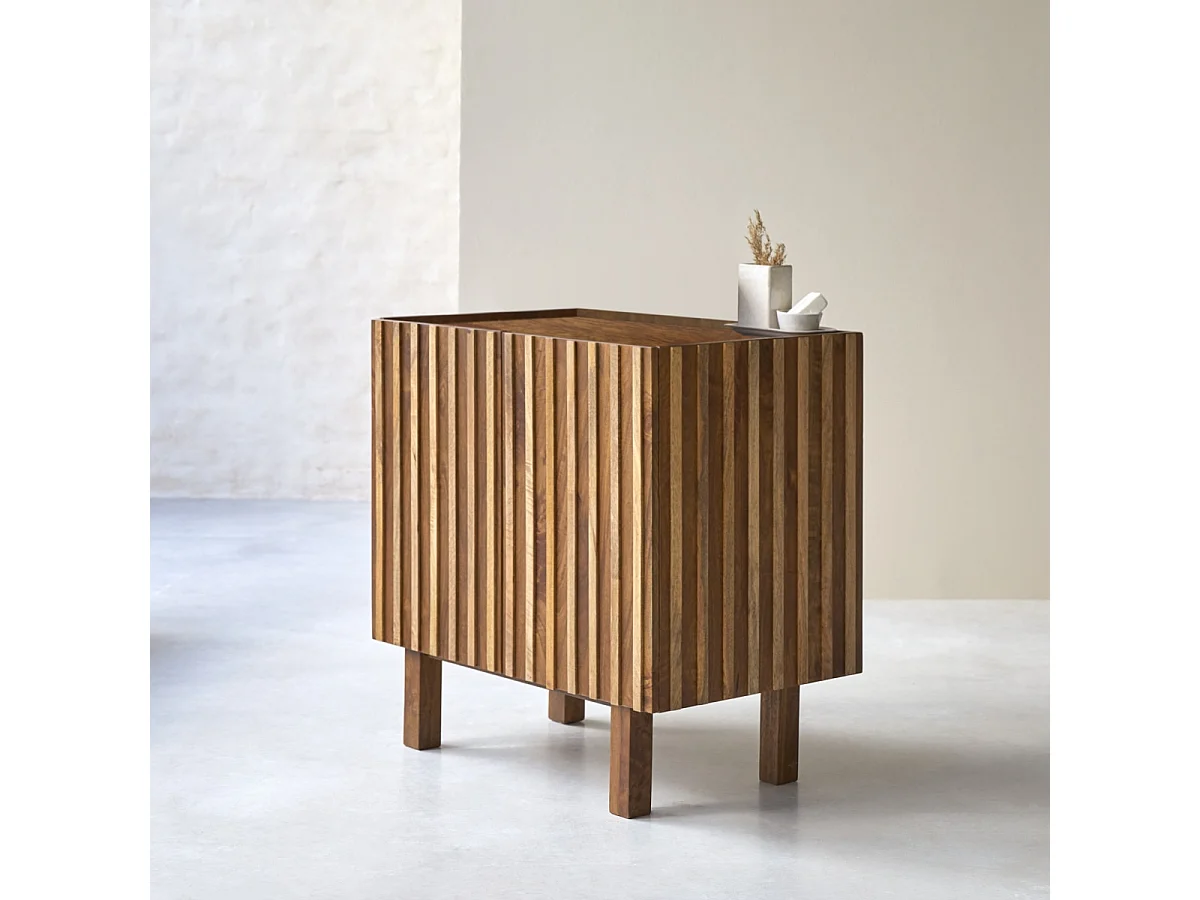 Meuble de rangement Milo en manguier 80 cm