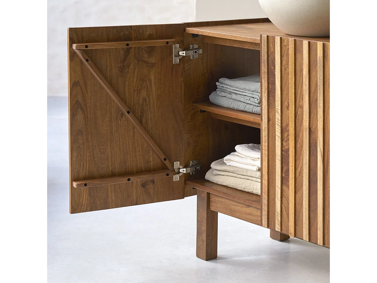Meuble de rangement Milo en manguier 80 cm