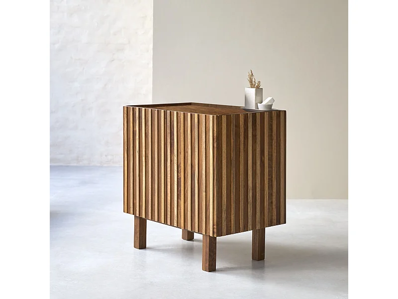 Meuble de rangement Milo en manguier 80 cm