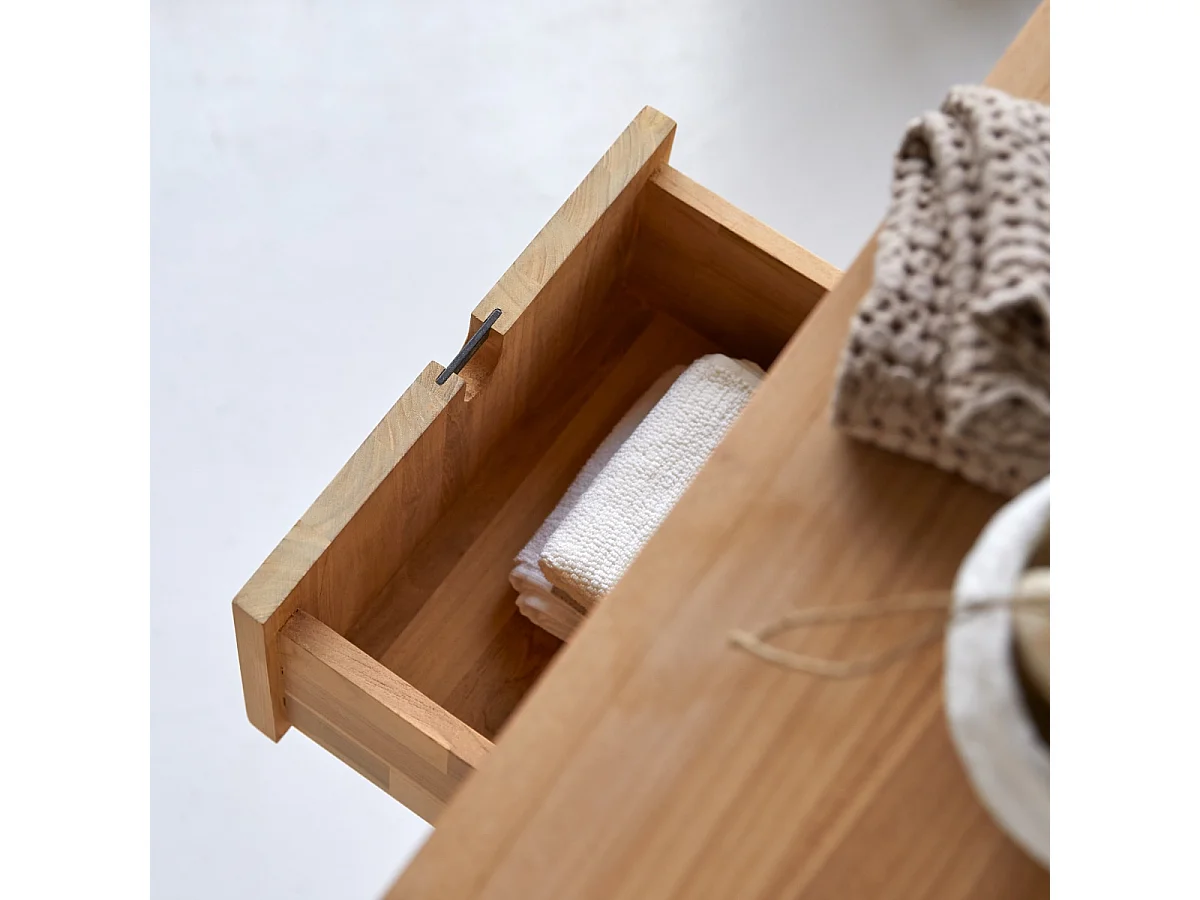 Aufbewahrungsmöbel Jonàk aus Teakholz, 145 cm