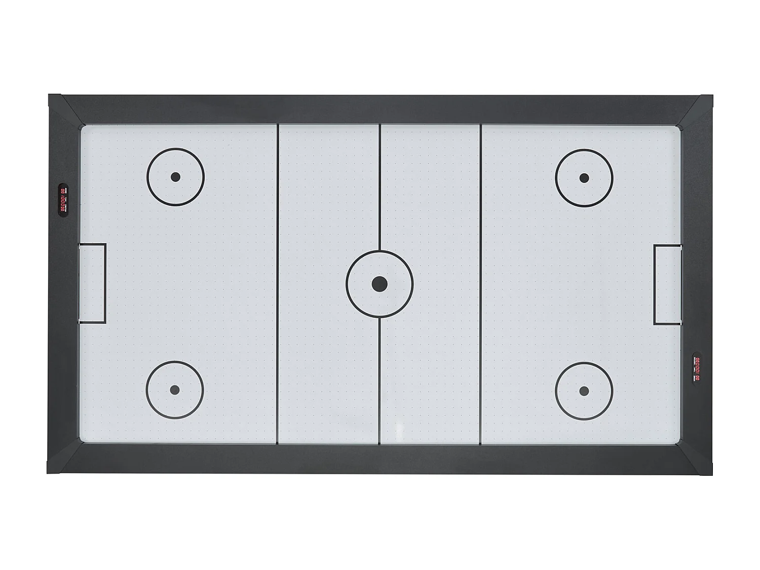 Airhockeytafel, SucceBuy 214 cm Airhockeytafel met Elektronische Scorebord en Accessoires