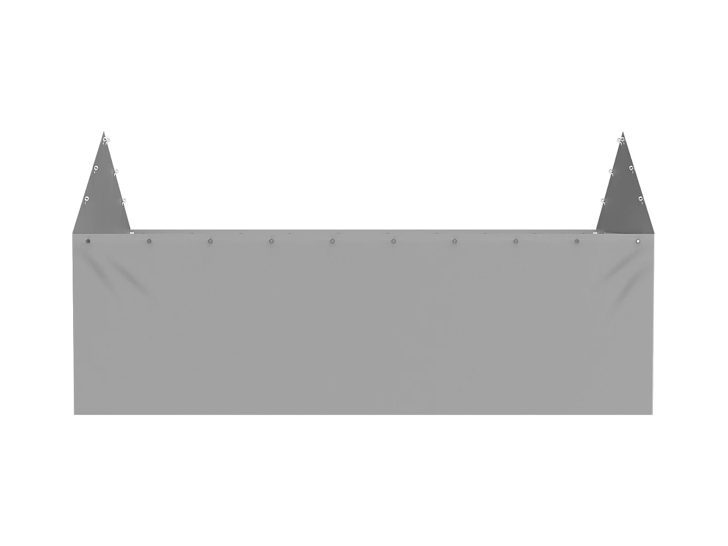 Toile D'Avent SucceBuy de Rechange pour Abri D'Auto / Carport,  396 x 610 cm, avec Paroi Latérale, Gris