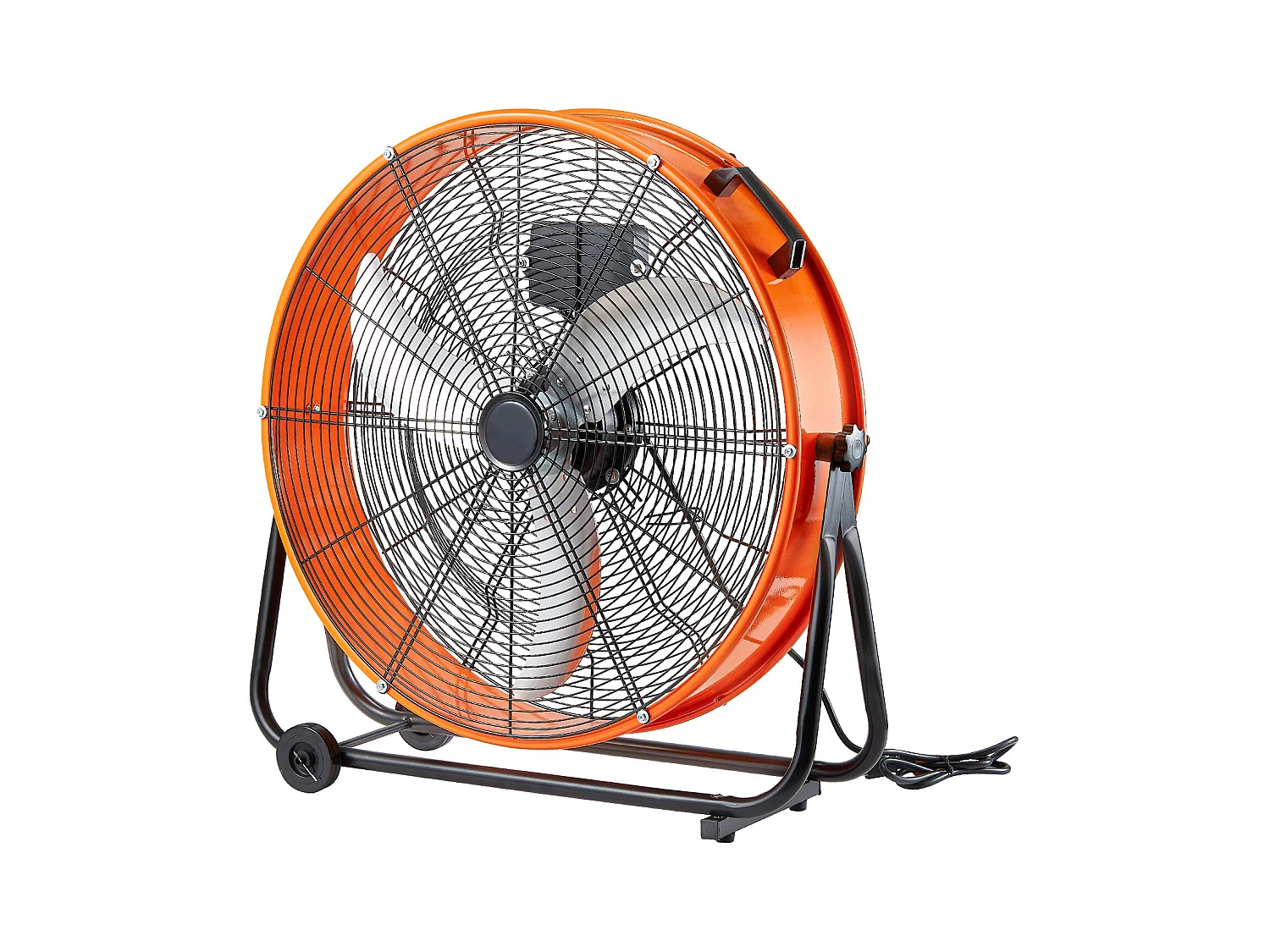 Ventilateur SucceBuy à Tambour Industriel de 61 cm avec Minuterie Pratique et 3 Vitesses Réglables - Parfait pour les Grands Espaces comme les Entrepôts