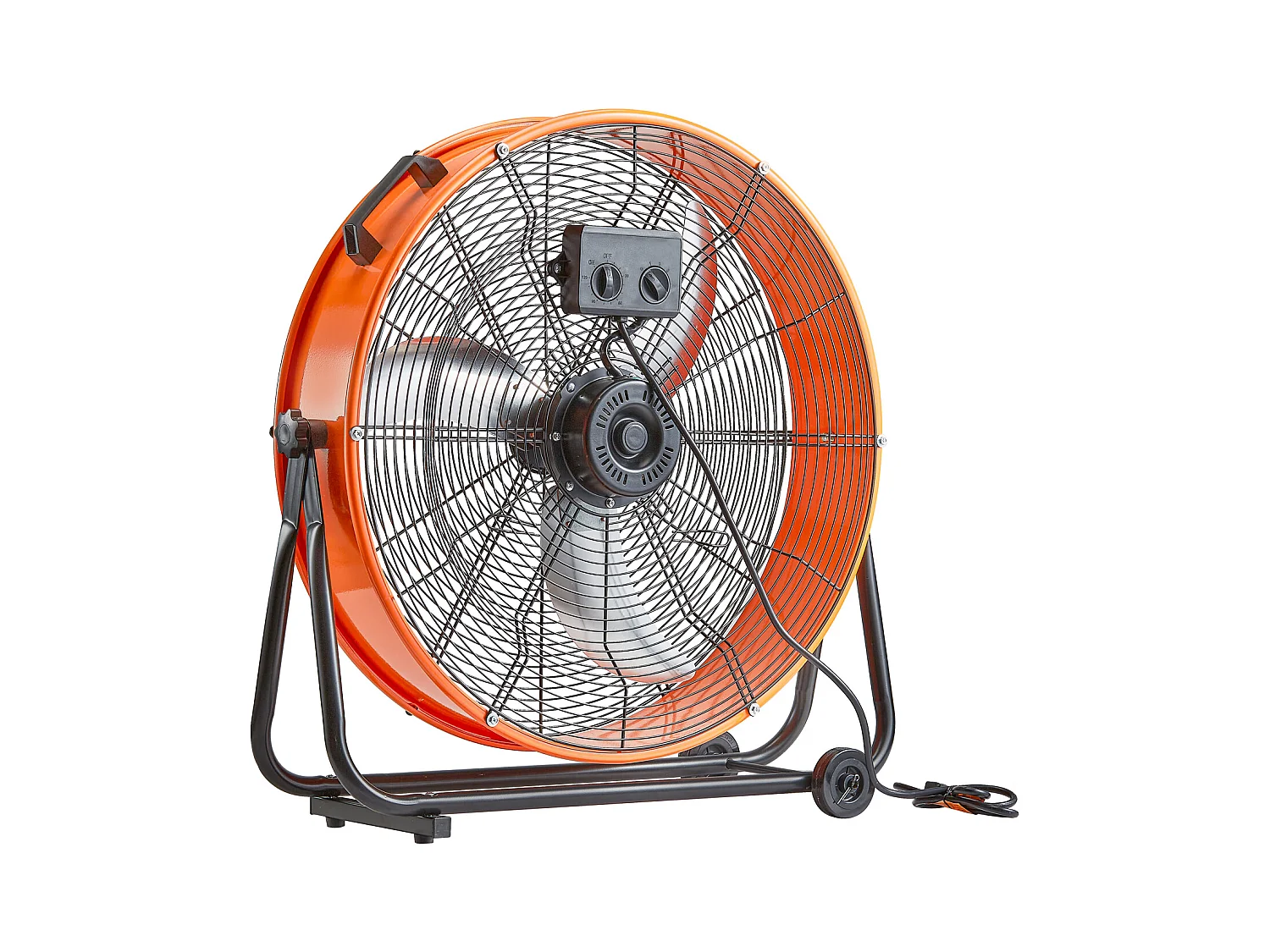 Ventilateur SucceBuy à Tambour Industriel de 61 cm avec Minuterie Pratique et 3 Vitesses Réglables - Parfait pour les Grands Espaces comme les Entrepôts
