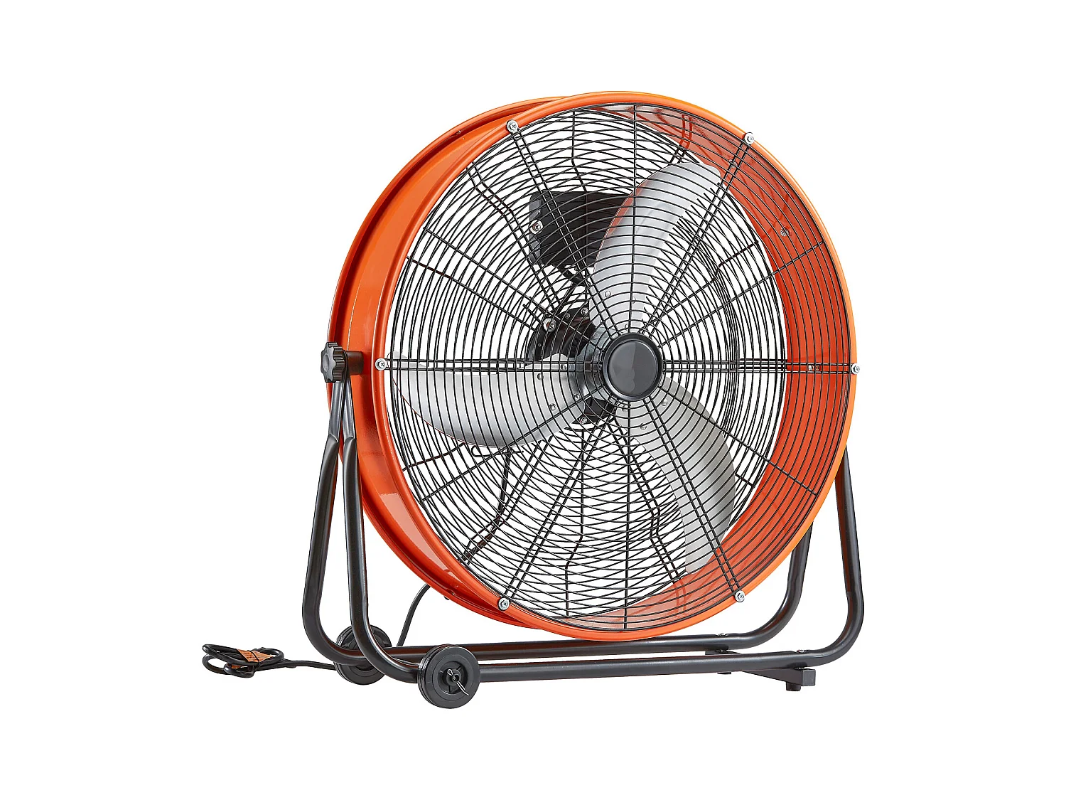 Ventilateur SucceBuy à Tambour Industriel de 61 cm avec Minuterie Pratique et 3 Vitesses Réglables - Parfait pour les Grands Espaces comme les Entrepôts
