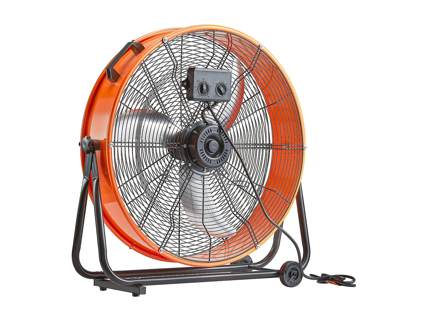 Ventilator SucceBuy Industrieel Trommel 61 cm met Handige Timer en 3 Instelbare Snelheden - Perfect voor Grote Ruimtes zoals Magazijnen en Garages