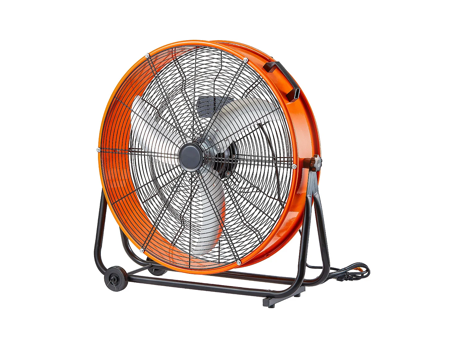 Ventilateur SucceBuy à Tambour, 61 cm Haute Vitesse, 3 Vitesses 8600CFM, Parfait pour une Utilisation Industrielle en Entrepôt