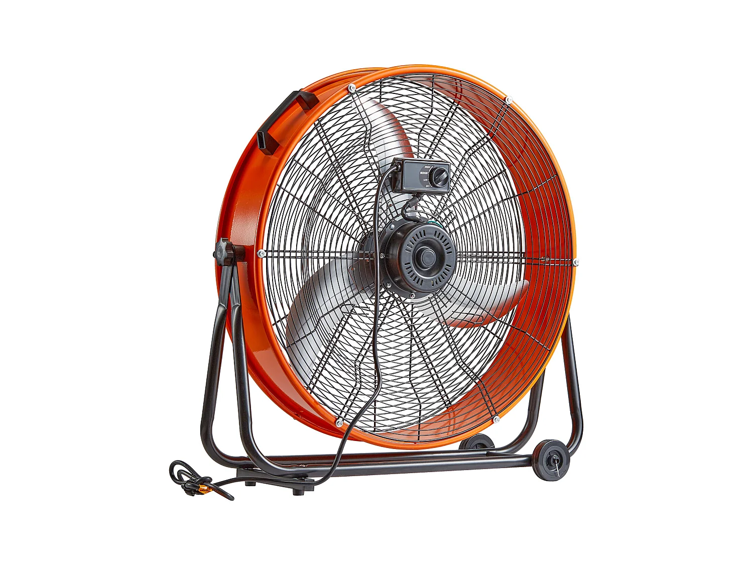 Ventilateur SucceBuy à Tambour, 61 cm Haute Vitesse, 3 Vitesses 8600CFM, Parfait pour une Utilisation Industrielle en Entrepôt