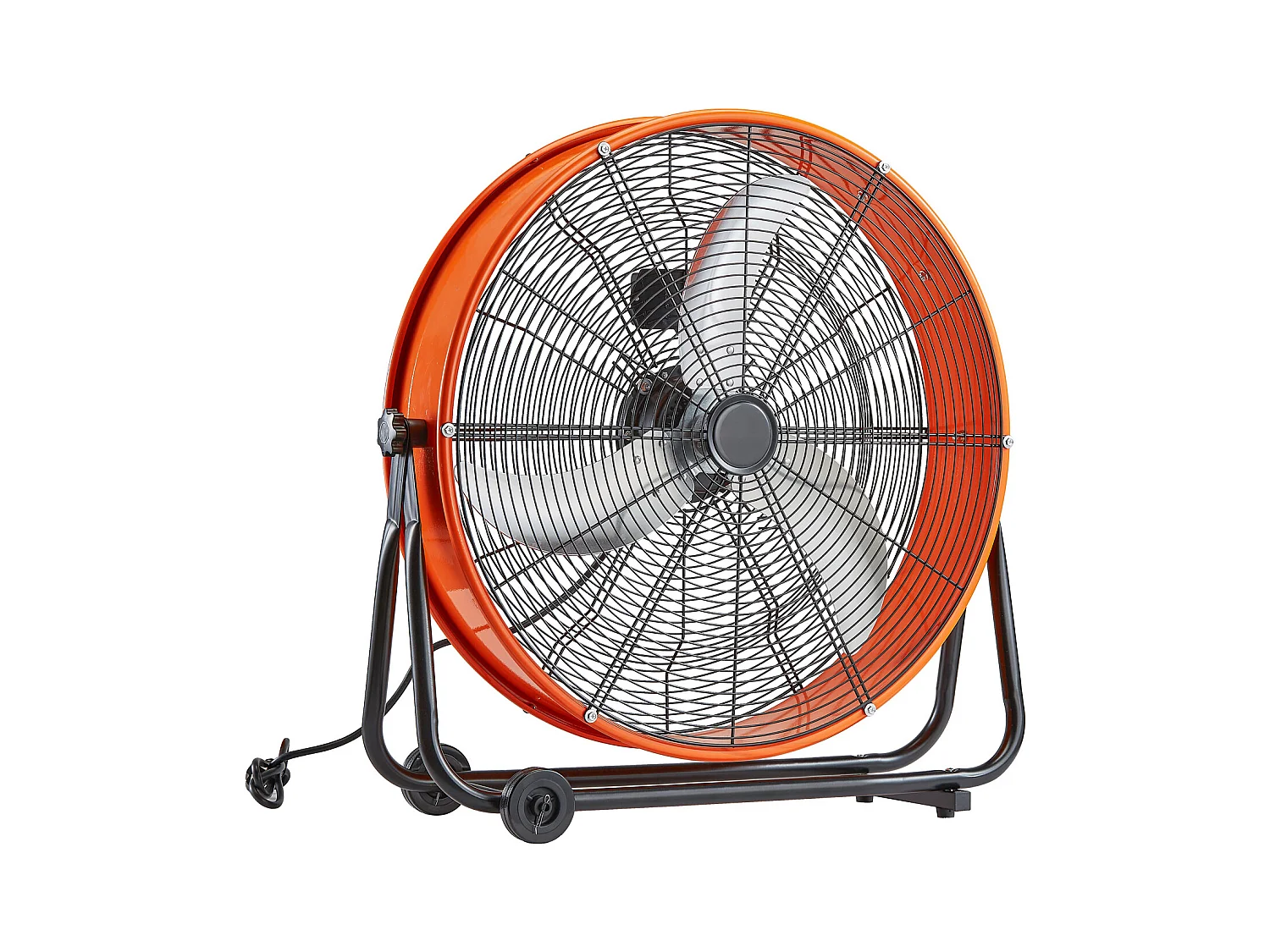 Ventilateur SucceBuy à Tambour, 61 cm Haute Vitesse, 3 Vitesses 8600CFM, Parfait pour une Utilisation Industrielle en Entrepôt